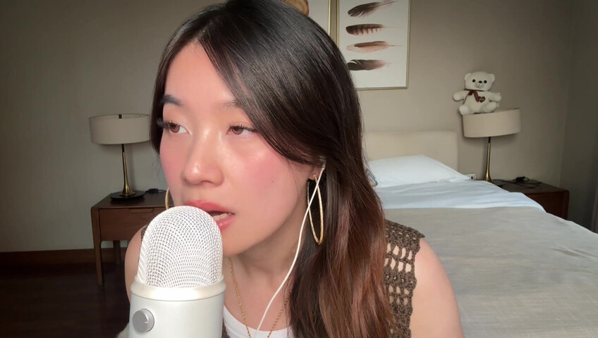 Lin ASMR - Mouth Sounds Directly On The Mic