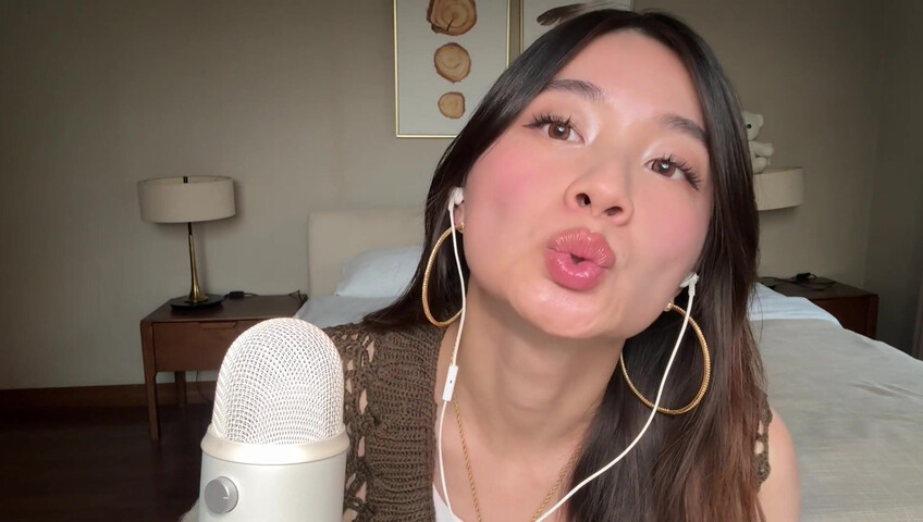 Lin ASMR - Mouth Sounds Directly On The Mic