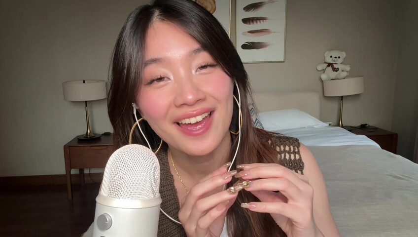 Lin ASMR - Mouth Sounds Directly On The Mic