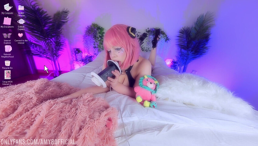 ASMR AmyB - 3DIO Wet & Messy Ear Licking | [ SPY x FAMILY Cosplay ]