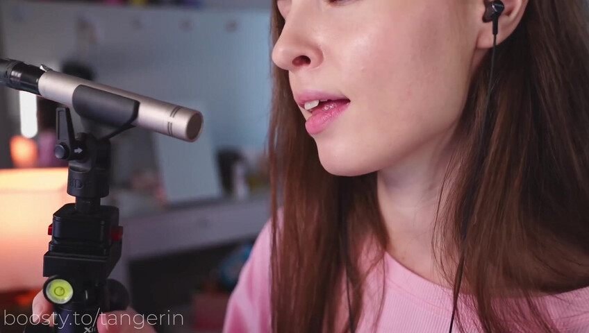 Tangerin ASMR - Ear Licking (Close Slow Standing) & Echo Effect