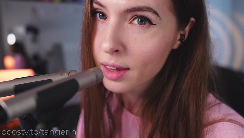 Tangerin ASMR - Ear Licking (Close Slow Standing) & Echo Effect