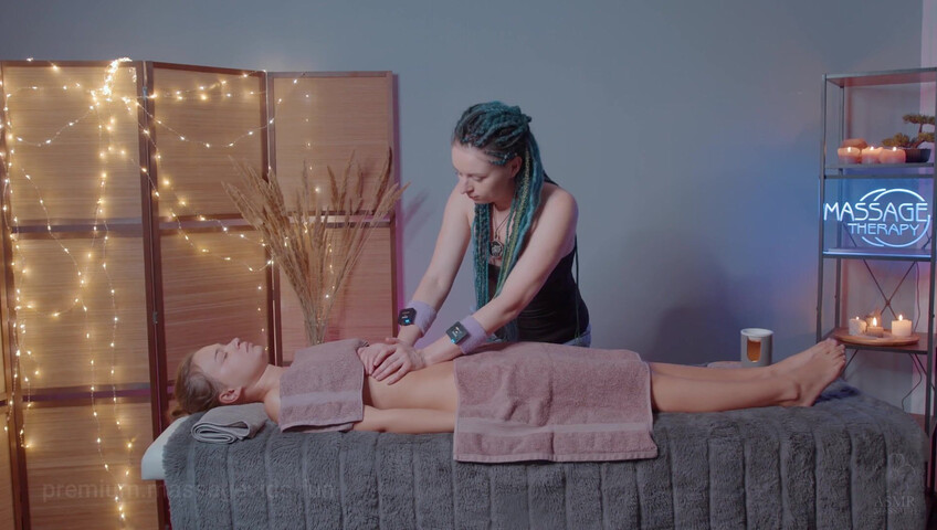 ASMR Massage - 5 November 2025 - Full Body Massage by Anna to Jess (NU Highlights) PART 2