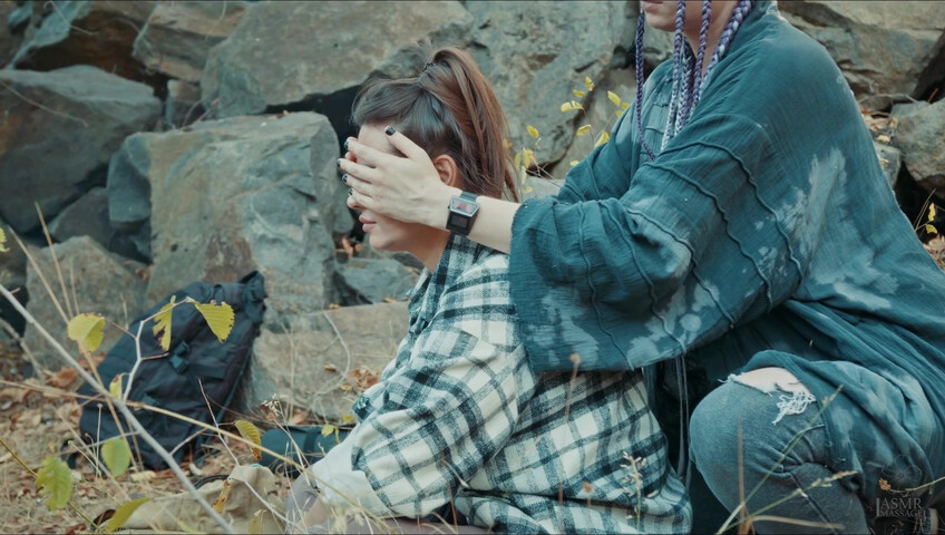 ASMR Massage - Halloween Special Massage - Anna to Sonya