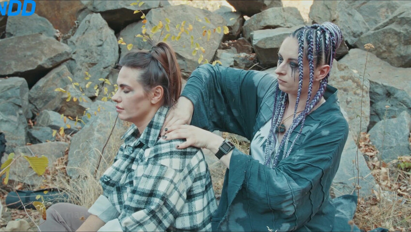 ASMR Massage - Halloween Special Massage - Anna to Sonya