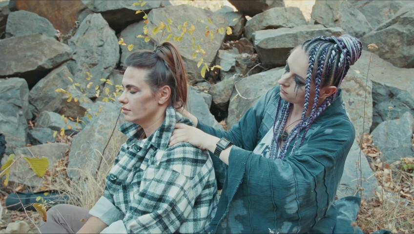 ASMR Massage - Halloween Special Massage - Anna to Sonya