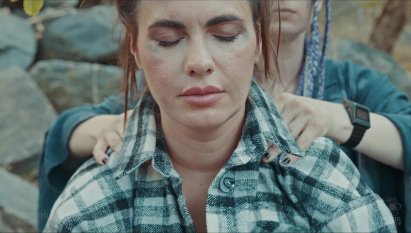 ASMR Massage - Halloween Special Massage - Anna to Sonya