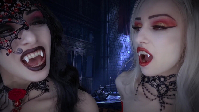 Egilea ASMR - Vampire sisters kisses