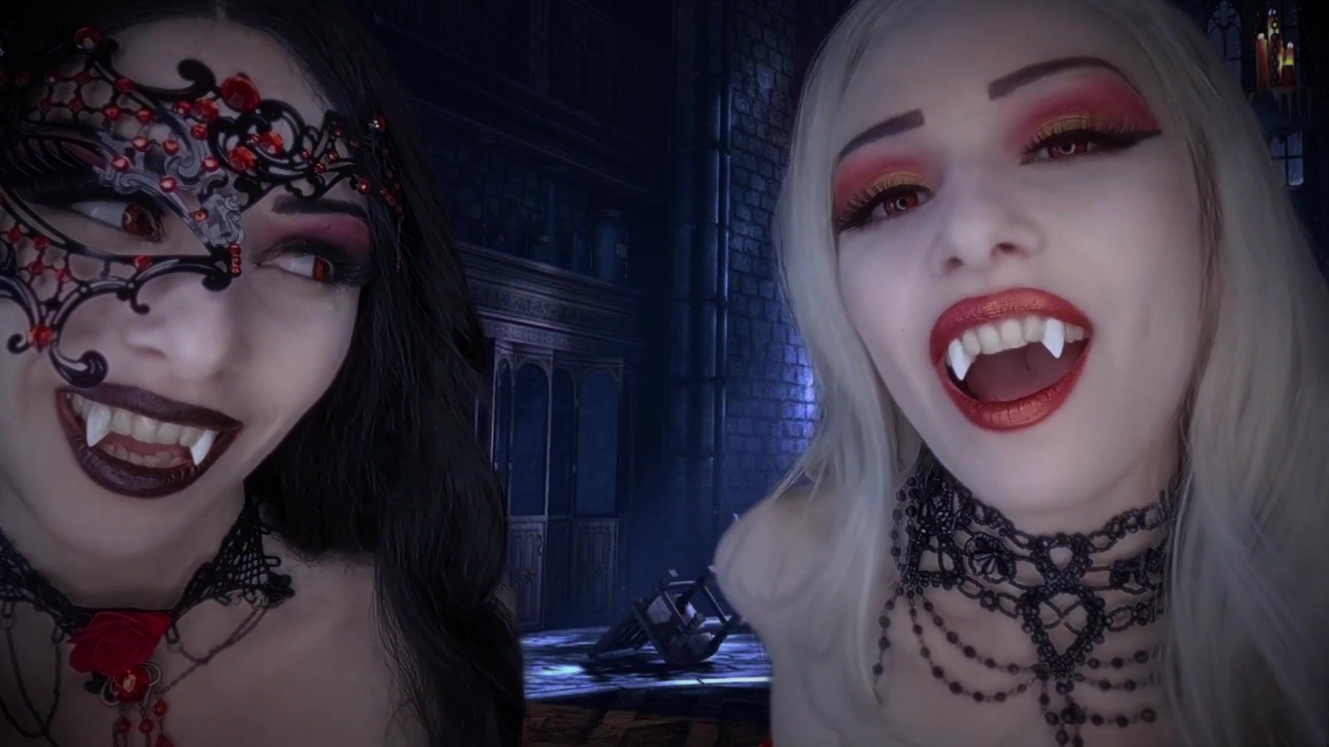 Egilea ASMR - Vampire sisters kisses