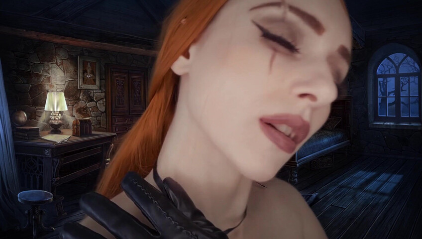 Egilea ASMR - Vampire hunter kisses you