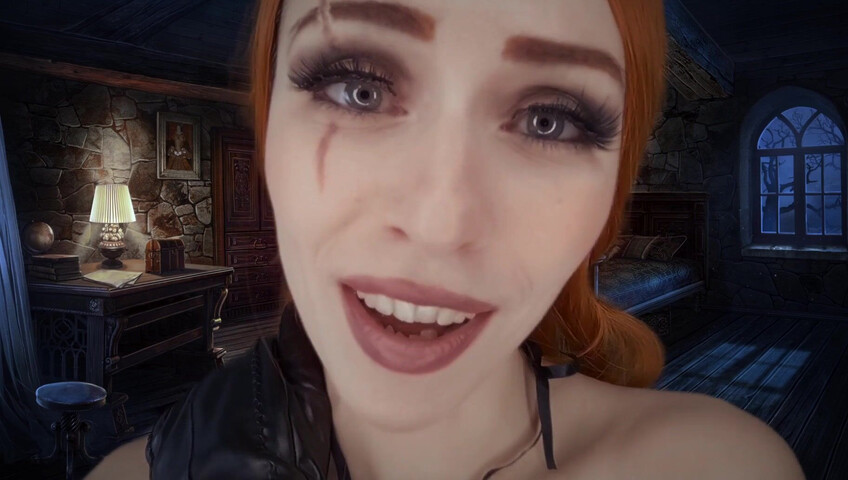 Egilea ASMR - Vampire hunter kisses you