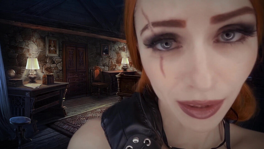 Egilea ASMR - Vampire hunter kisses you