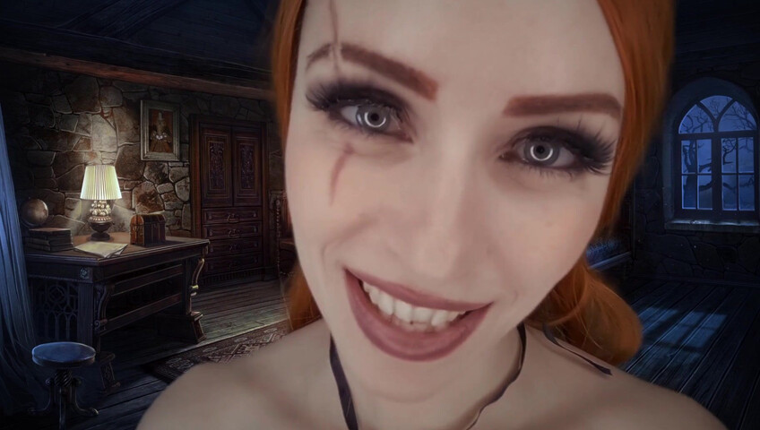 Egilea ASMR - Vampire hunter kisses you