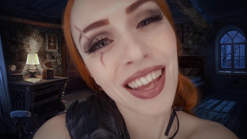 Egilea ASMR - Vampire hunter kisses you