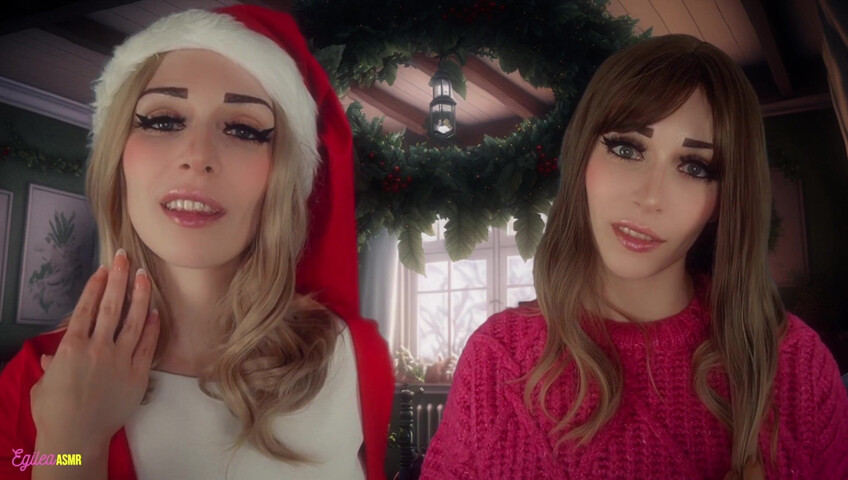 Egilea ASMR - Twin kisses under the mistletoe