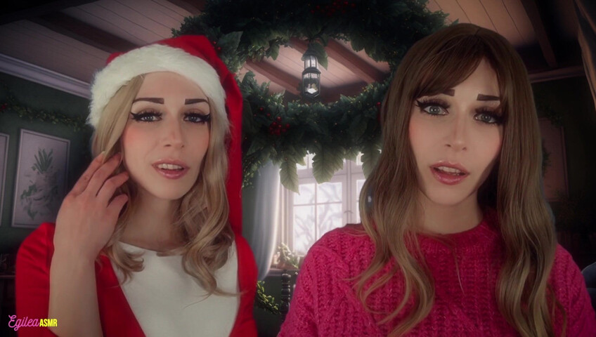 Egilea ASMR - Twin kisses under the mistletoe