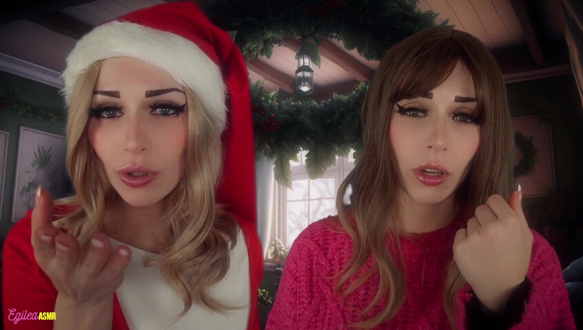 Egilea ASMR - Twin kisses under the mistletoe