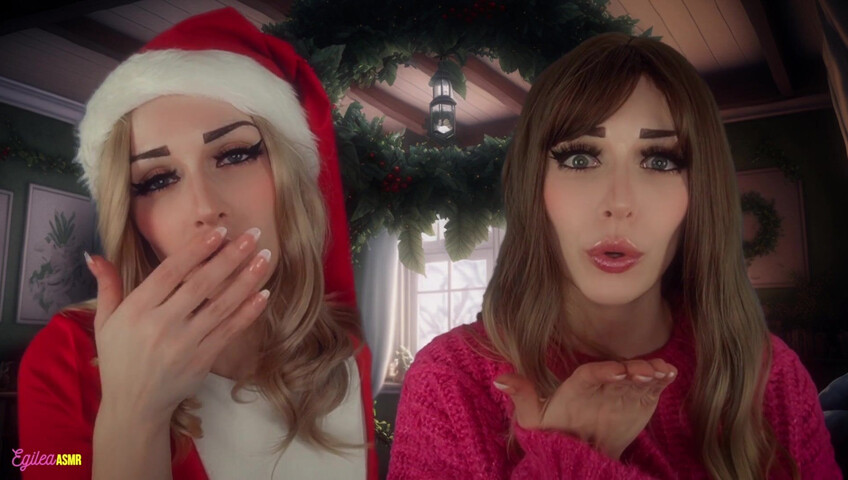 Egilea ASMR - Twin kisses under the mistletoe