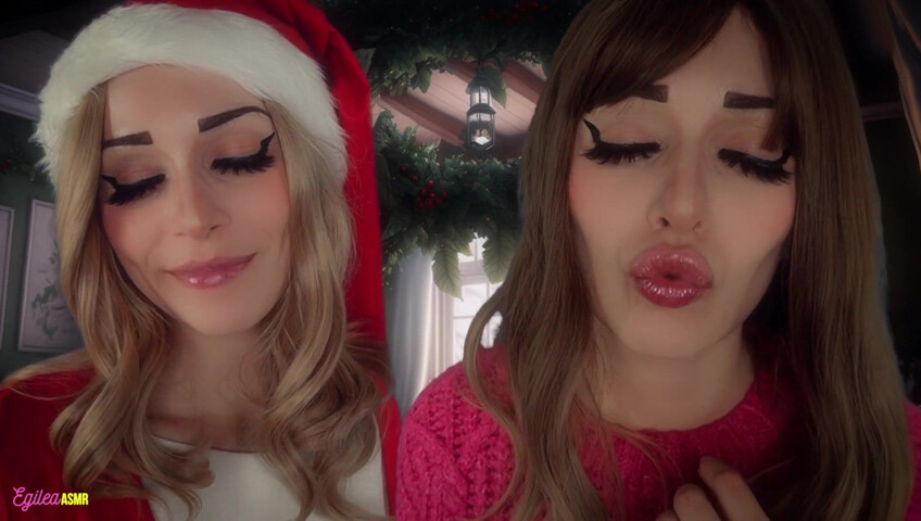 Egilea ASMR - Twin kisses under the mistletoe