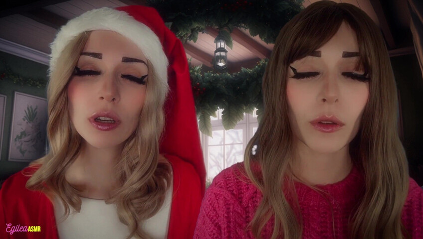 Egilea ASMR - Twin kisses under the mistletoe