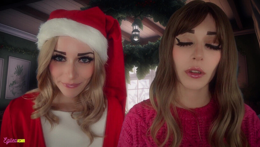Egilea ASMR - Twin kisses under the mistletoe