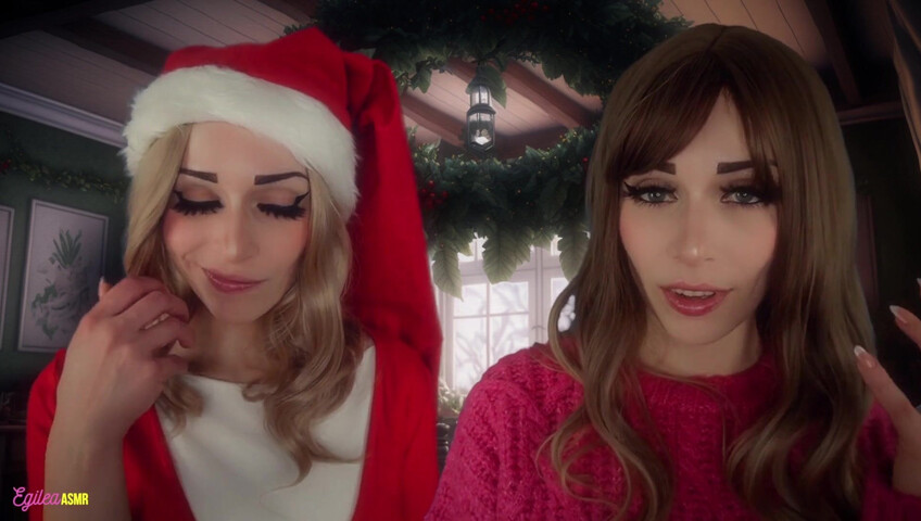 Egilea ASMR - Twin kisses under the mistletoe