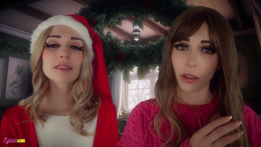 Egilea ASMR - Twin kisses under the mistletoe