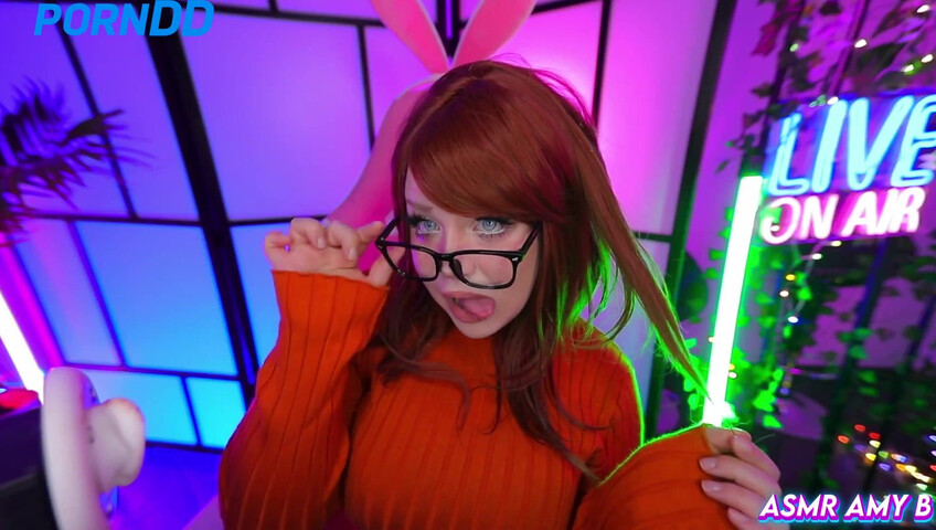 ASMR Amy B - Velma Cosplay | Huge Cock Fuck My Tittys