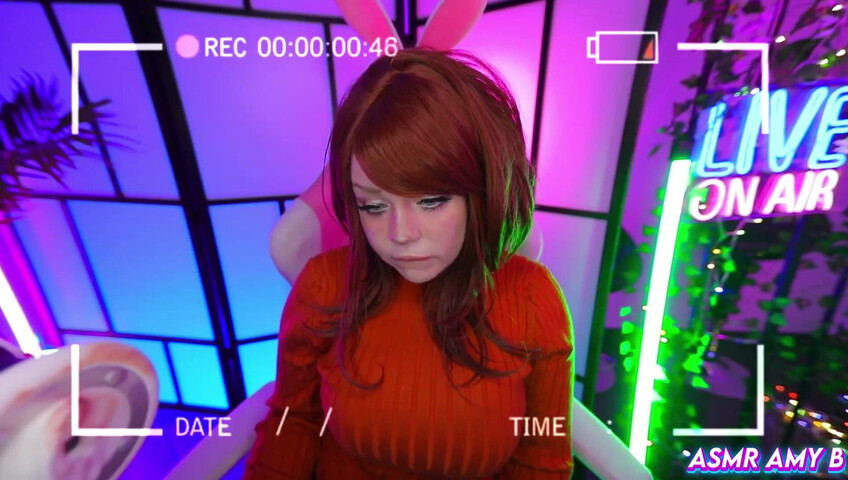 ASMR Amy B - Velma Cosplay | Huge Cock Fuck My Tittys