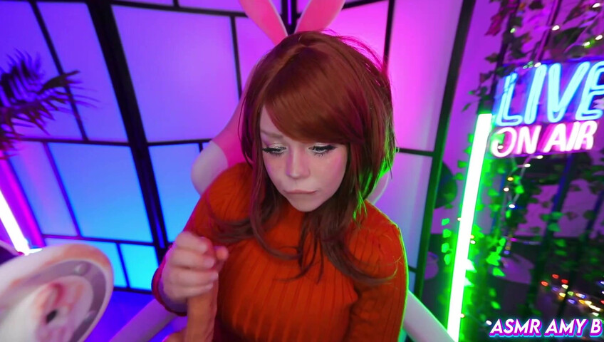 ASMR Amy B - Velma Cosplay | Huge Cock Fuck My Tittys