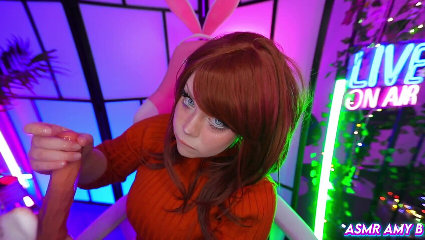 ASMR Amy B - Velma Cosplay | Huge Cock Fuck My Tittys