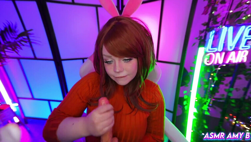 ASMR Amy B - Velma Cosplay | Huge Cock Fuck My Tittys