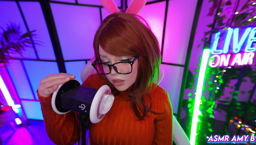 ASMR Amy B - Velma Cosplay | Huge Cock Fuck My Tittys
