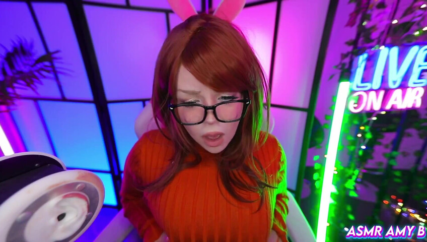 ASMR Amy B - Velma Cosplay | Huge Cock Fuck My Tittys