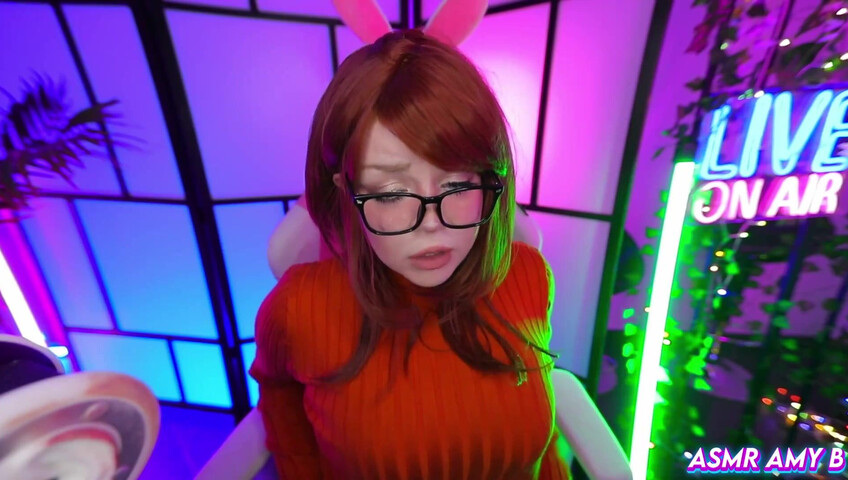 ASMR Amy B - Velma Cosplay | Huge Cock Fuck My Tittys
