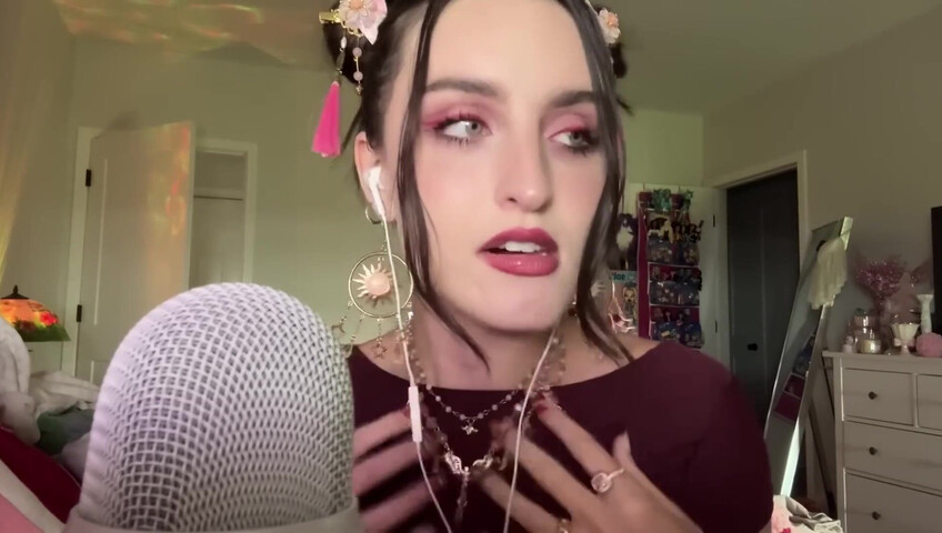 Beebee ASMR - Extra Gum Chewing, Wet Mouth Sounds, Inaudible Whispering, Hand Sounds