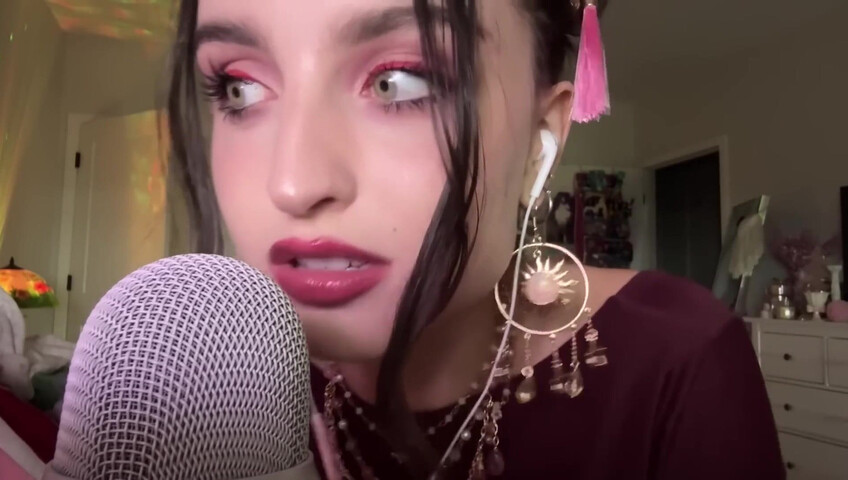 Beebee ASMR - Extra Gum Chewing, Wet Mouth Sounds, Inaudible Whispering, Hand Sounds