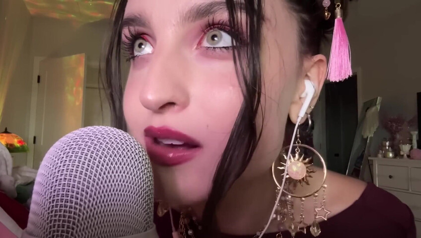 Beebee ASMR - Extra Gum Chewing, Wet Mouth Sounds, Inaudible Whispering, Hand Sounds