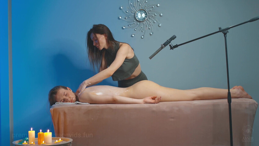 ASMR Massage - 18 Aug 2025 -Back & Buttocks - Massage With Cream By Adel