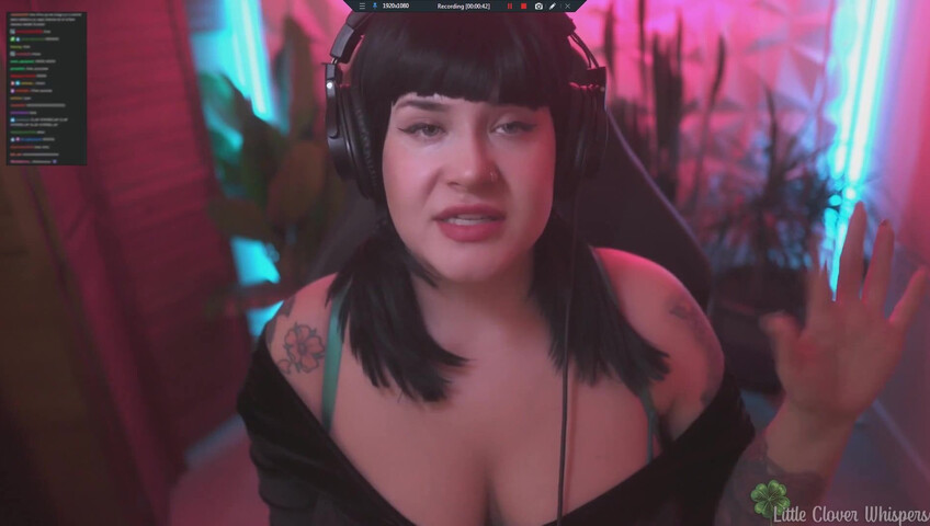 Little Clover Whispers - Streamer thot forgets to turn stream off before getting off