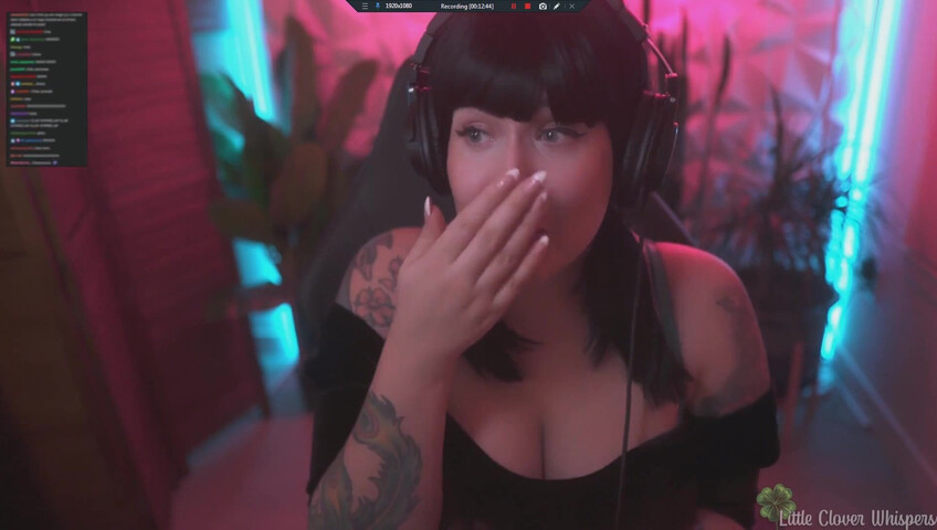 Little Clover Whispers - Streamer thot forgets to turn stream off before getting off