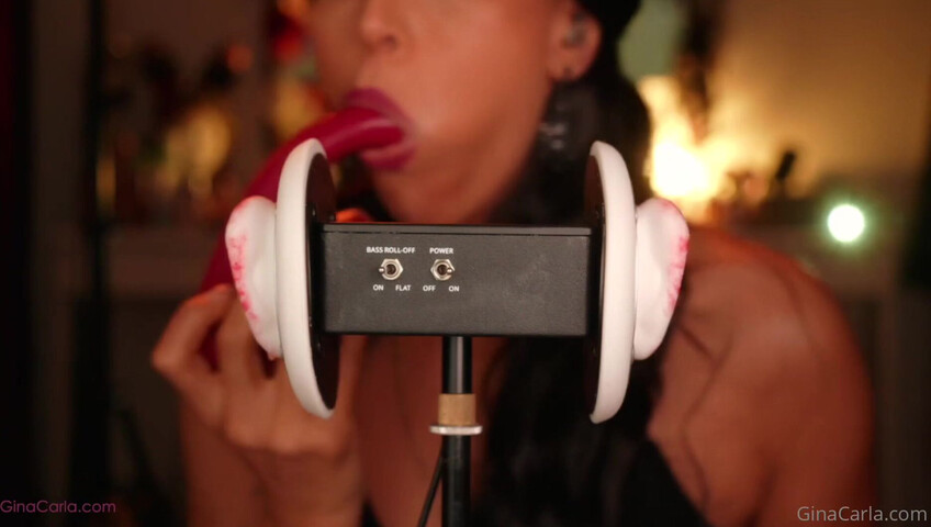 Gina Carla - 3Dio Licking- Up-Close & Sucking My Toy