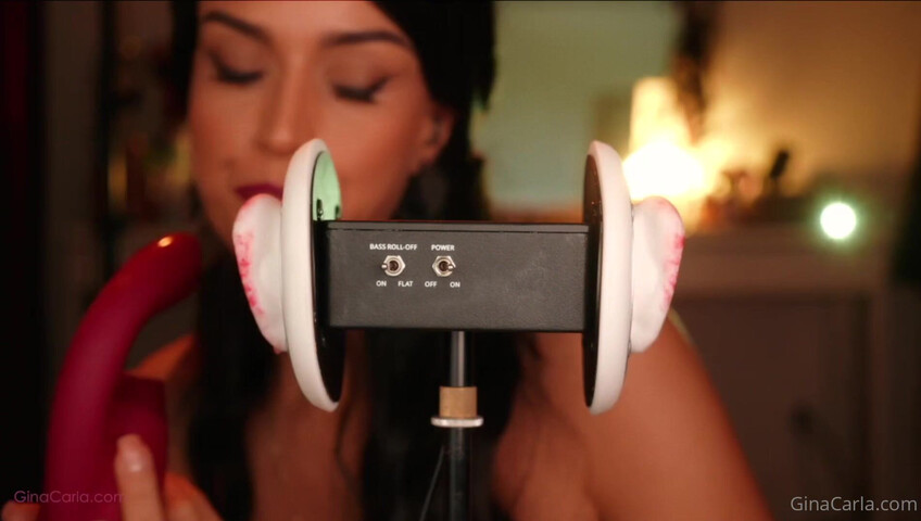 Gina Carla - 3Dio Licking- Up-Close & Sucking My Toy