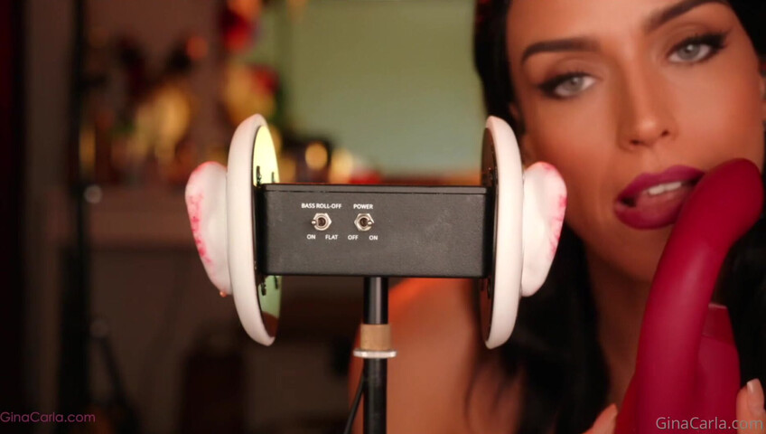 Gina Carla - 3Dio Licking- Up-Close & Sucking My Toy