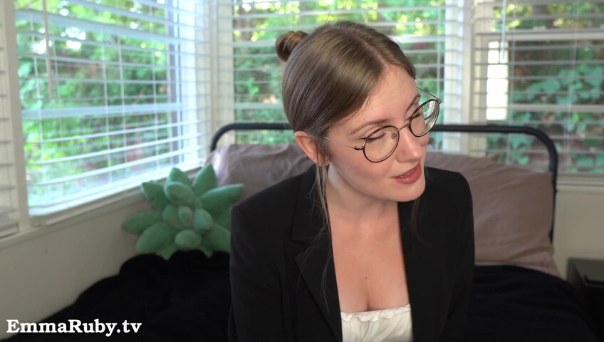 Emma Ruby - 12 November 2025 - Your Sexy Boss Makes You Cum During Virtual Meeting