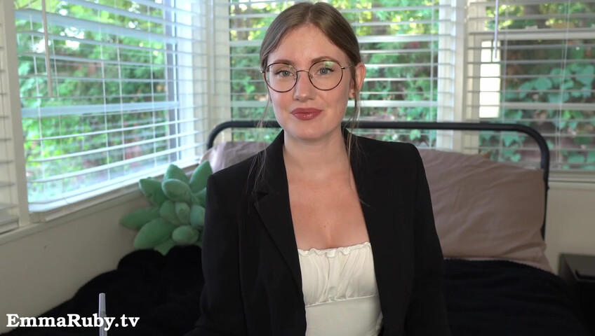 Emma Ruby - 12 November 2025 - Your Sexy Boss Makes You Cum During Virtual Meeting