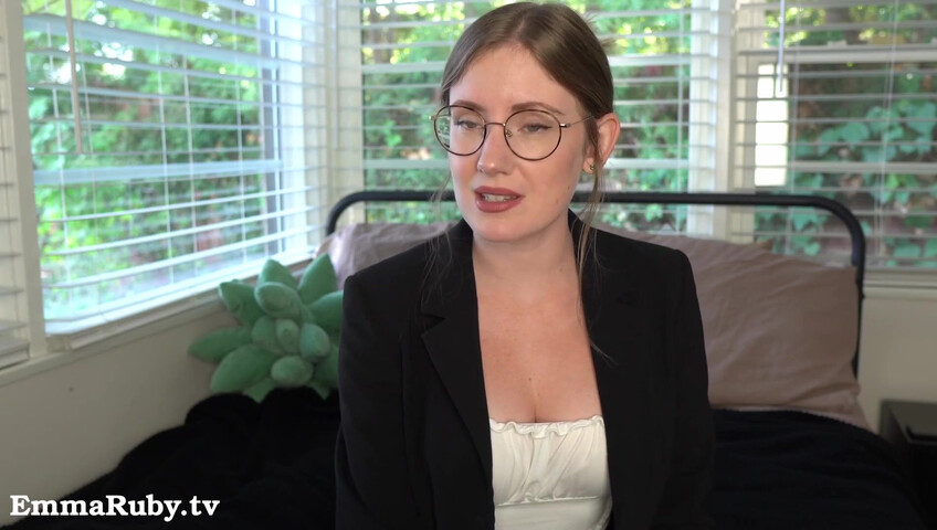 Emma Ruby - 12 November 2025 - Your Sexy Boss Makes You Cum During Virtual Meeting