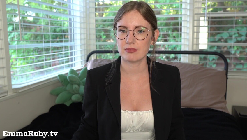 Emma Ruby - 12 November 2025 - Your Sexy Boss Makes You Cum During Virtual Meeting