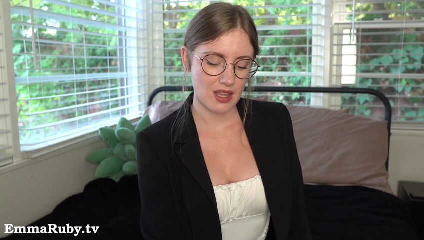 Emma Ruby - 12 November 2025 - Your Sexy Boss Makes You Cum During Virtual Meeting