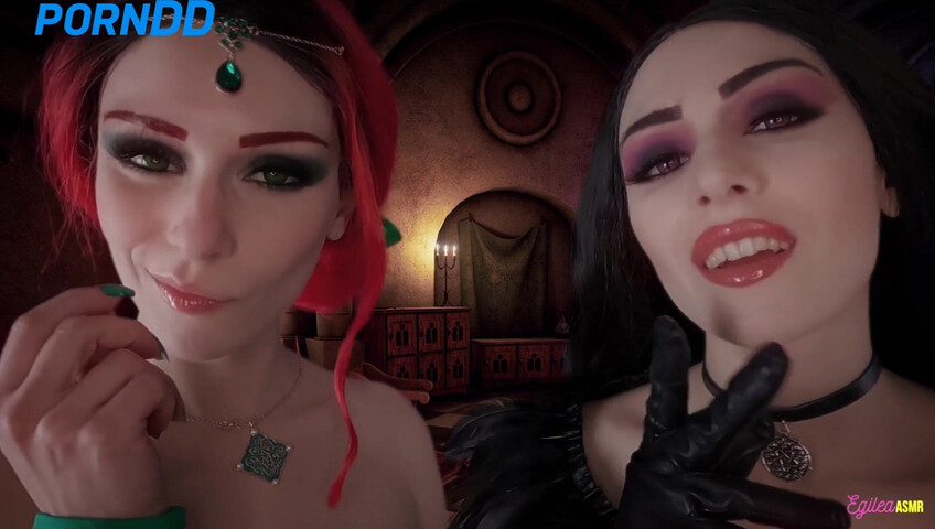 Egilea ASMR - The Witcher- Ciri and Yennefer kisses
